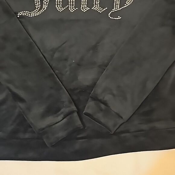 Juicy Couture Sleepwear Set - Black with Silver Studded Logo size small - Picture 2 of 7